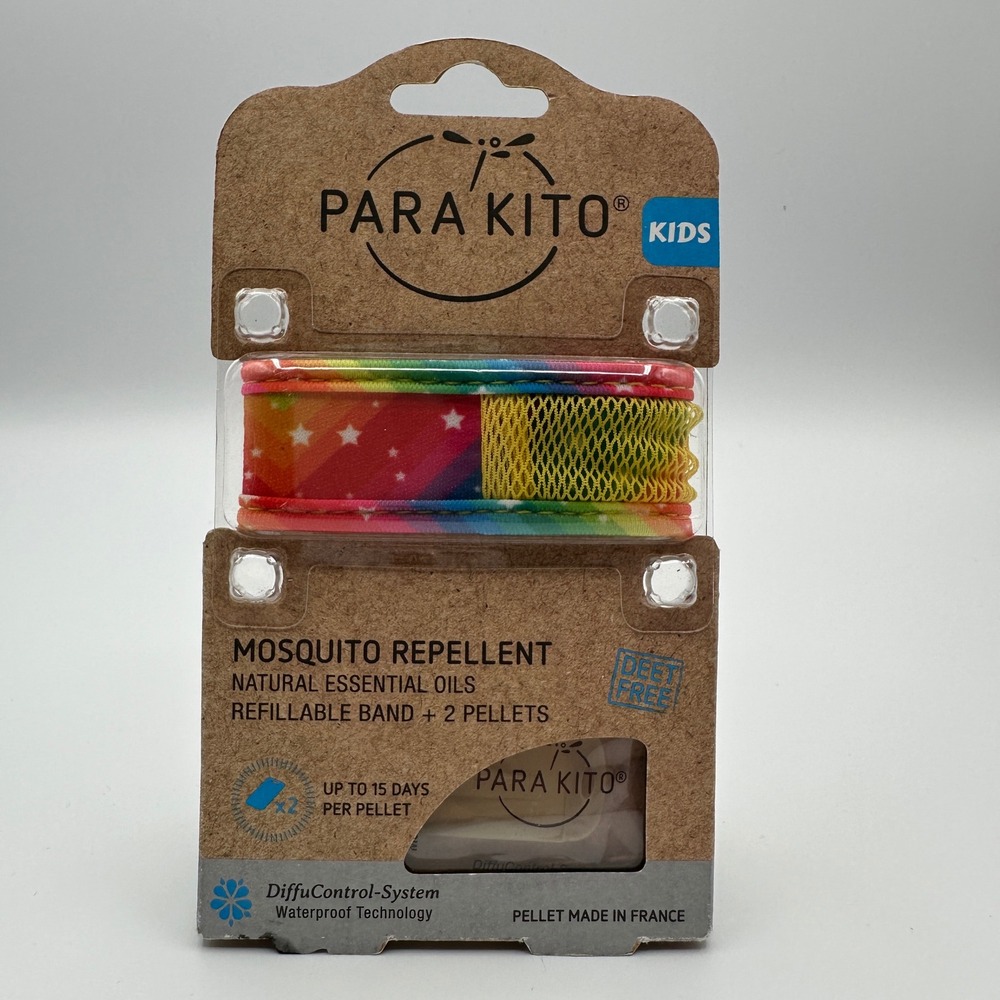 Para Kito Mosquito‎ Repellent Band Kids Rainbow Stars Exp 1/26